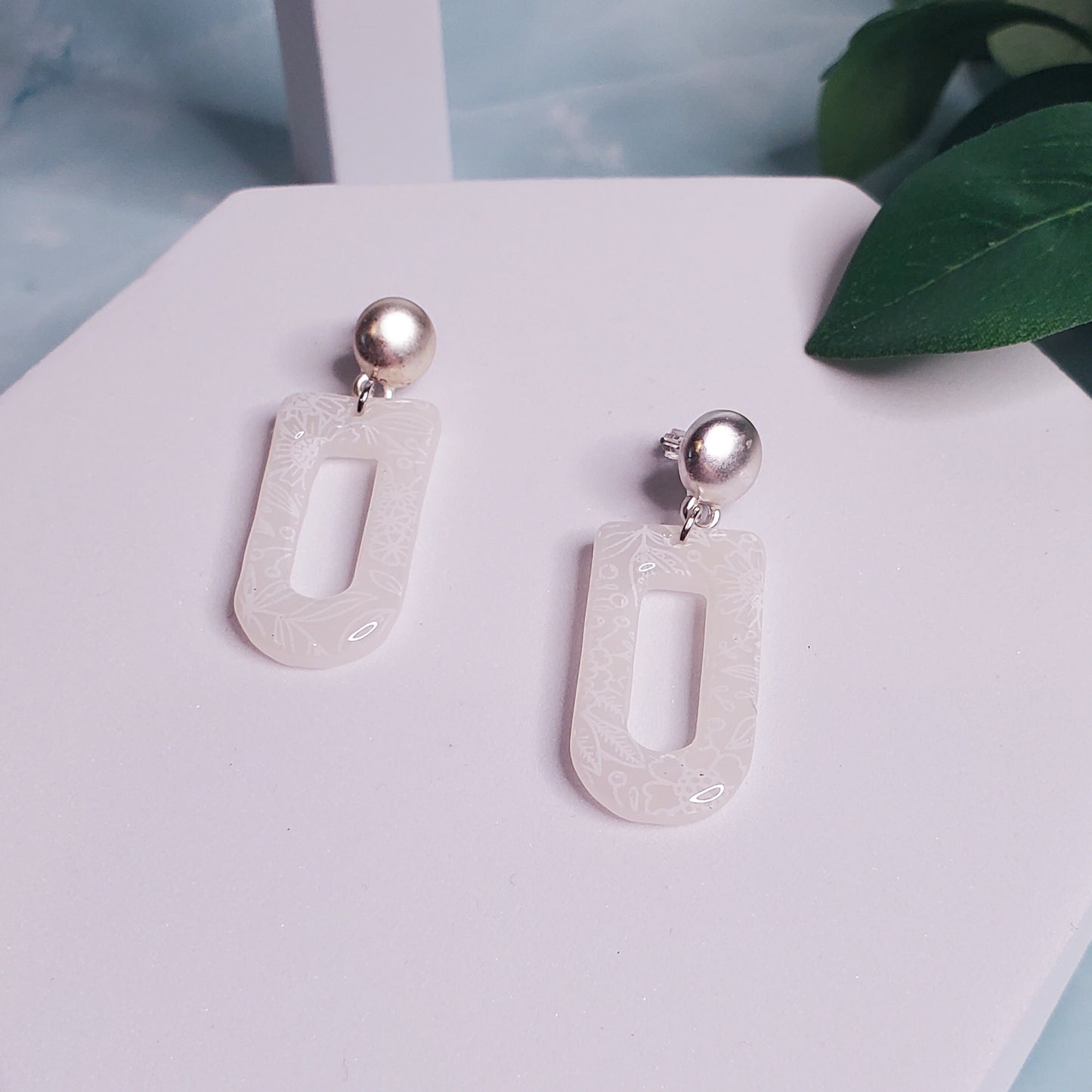 Floral Small Arch Dangle