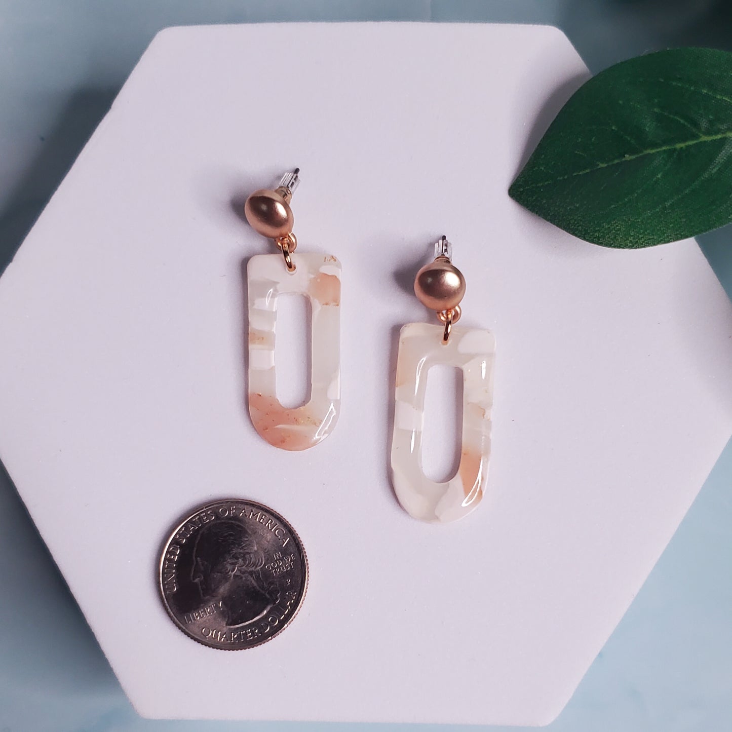 Marble Small Arch Dangle