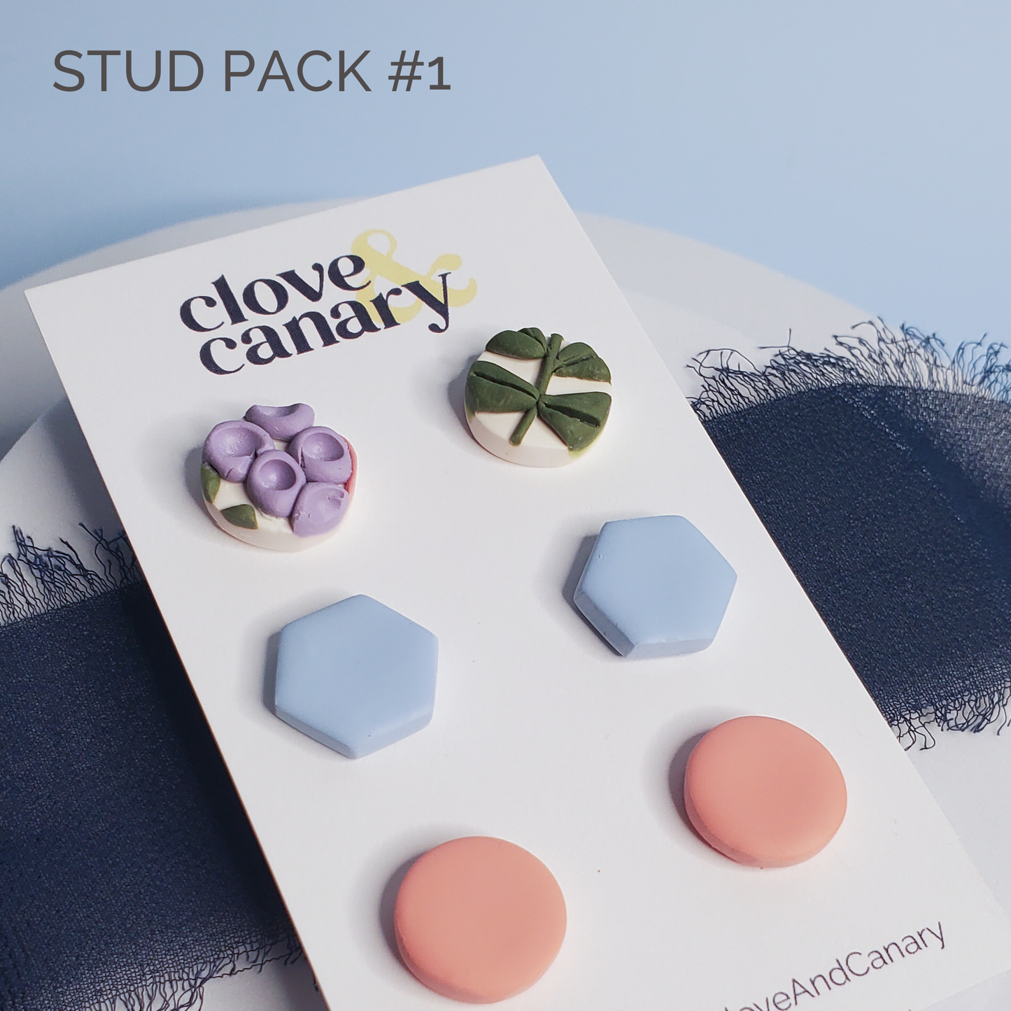 Spring Stud Earrings Multipack