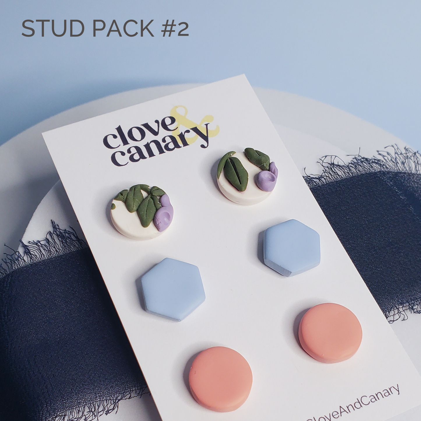 Spring Stud Earrings Multipack