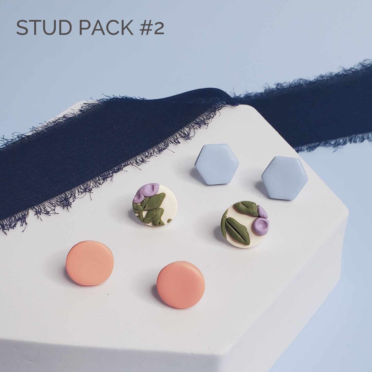 Spring Stud Earrings Multipack